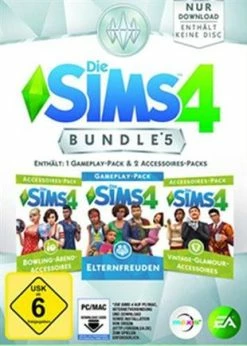 Bon marché 🛒 Die Sims 4 ADDON Bundle Pack 5 (Code In A Box) (German Edition) 💯