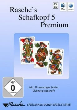 Meilleure vente 🛒 Rasche's Schafkopf 5 Premiumversion (PC+ MAC) 🌟