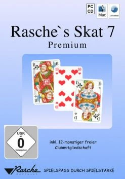 Le moins cher 🛒 Rasche's Skat 7 Premiumversion (PC+MAC) ✔️